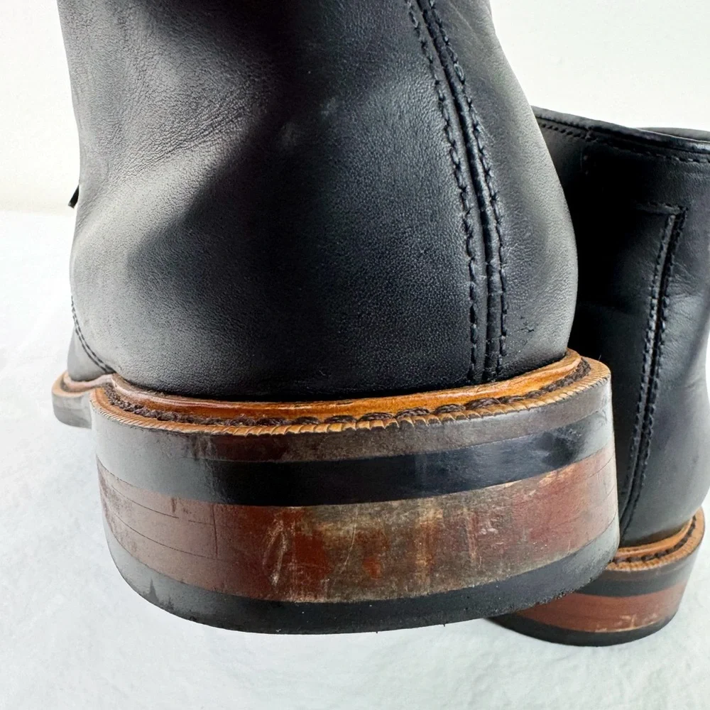 Gordon Rush Black Leather Chukka Boots